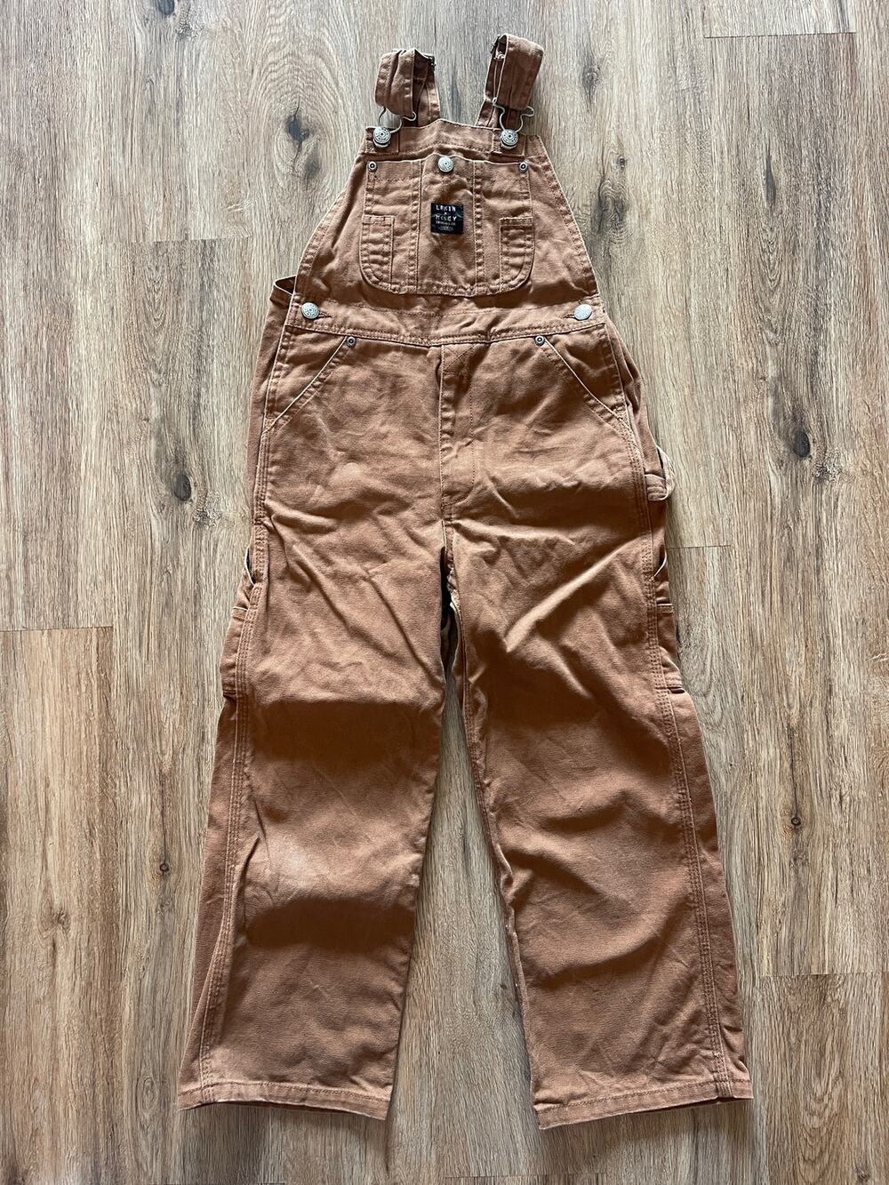 Lakin McKey Trading Co Kid’s Brown Overalls Size 8